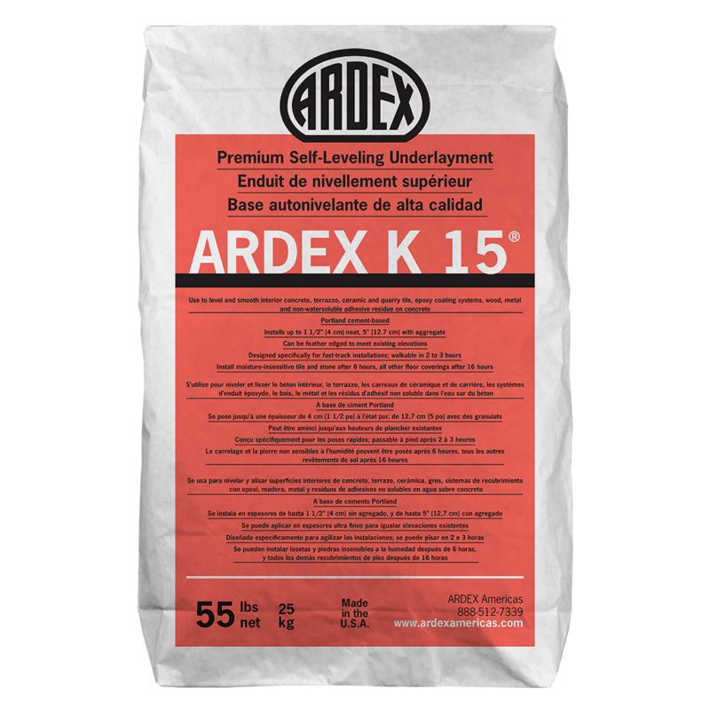 ARDEX K15 SELF-LEVELING UNDERLAYMENT #55